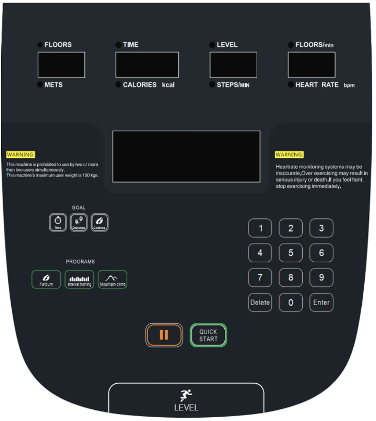insportline ProfiStair Max display insportline ProfiStair Max display
