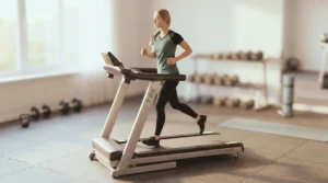 Johanna testar master fitness t25 löpband inför recensionen