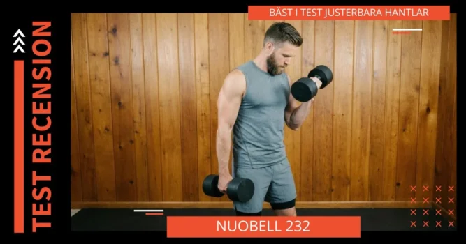 nuobell 232 justerbara hantlar test recension
