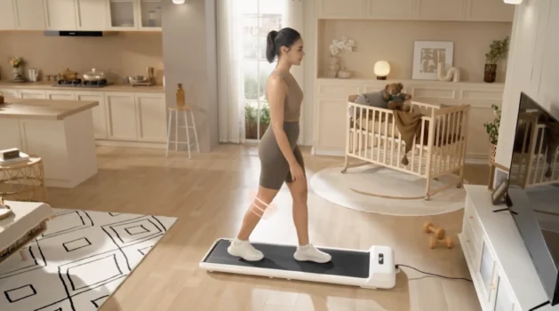 gåbandet Kingsmith WalkingPad C2 är skonsamt för knän och leder