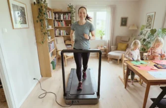 nathalie testar gåbandet Gymstick WalkingPad Elite