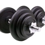 Byggbart hantelset 2 x 29,5 kg järn