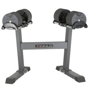 FINNLO Smartlock justerbara hantlar med ställning