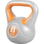 Fitness Kettlebell 8 kg plasthölje med cement