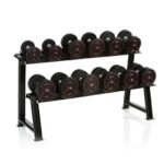 gymstick pro hantelstall for 6 par svart Gymstick Pro hantelställ för 6 par svart