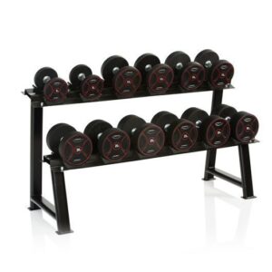 Gymstick Pro hantelställ för 6 par svart