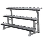 Hantelställ 3 plan för 15 par hantlar