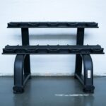 hantelstall for 5 par handvikter Hantelställ för 5 par handvikter