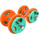 Hantlar 31 mm med trigrip-viktskivor och fjäderlås