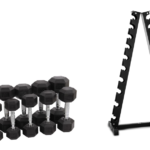 Hex hantelpaket 1-10 kg med ställ