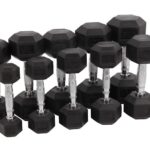 Hex hantelset 2-9 kg gummerade 14 st