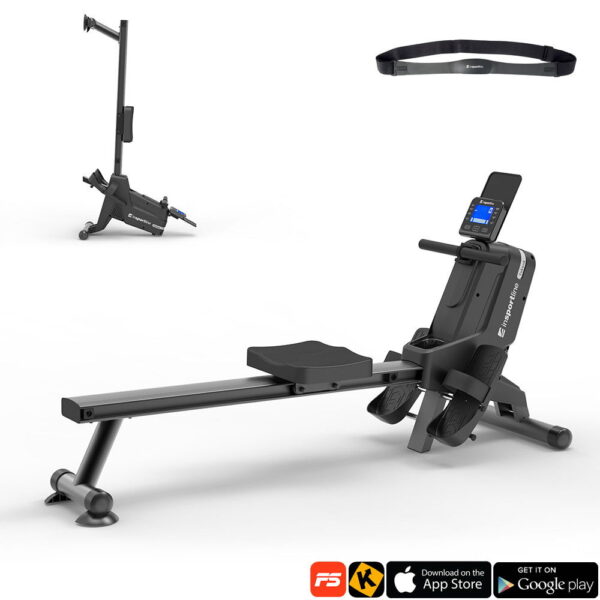inSPORTline Yukona roddmaskin med Bluetooth