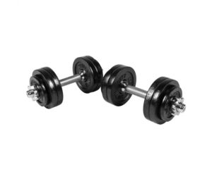 IRON Black gjutjärnshantlar 30kg - 2x15kg