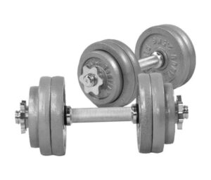 IRON Gjutjärn Hantelpaket 2x15 kg 30 kg