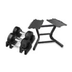 JTC Power justerbara hantlar 2 x 4-23.5 kg med ställ