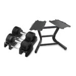 JTC Power justerbara hantlar 2 x 4-32,5 kg med ställ