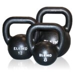 Kettlebell Black - gjutjärn med platt bas