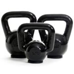 Kettlebell i gjutjärn med gummerad botten