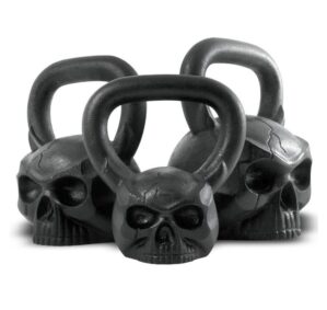 Kettlebone kettlebell i gjutjärn - döskalledesign