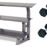 Master Fitness hexagonhantlar 12 par med hantelställ