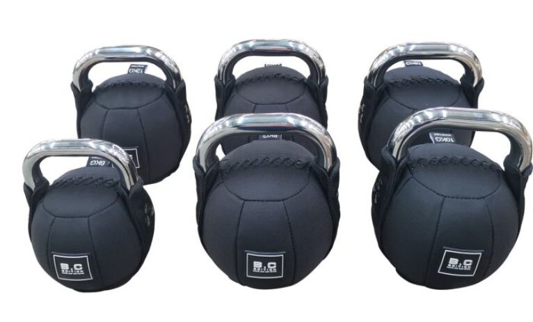 Master Fitness Mjuk Kettlebell Nylon Svart 6-16 kg