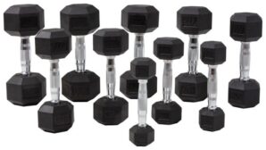 Master Hexagon Hantelset 1-10 kg Svart