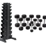 Master Hexagonhantlar 1-10 kg med hantelställ