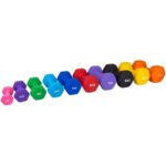 Neoprenhantlar 1-10 kg - Hantelpaket hexagonalt