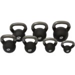 Neoprenklädd kettlebell med hammarlackat handtag