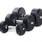 Recoil gummerad hantel 2,5-50 kg svart