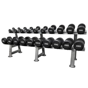 Recoil hantelpaket 10 par med tvåvåningsställ 2,5-40 kg