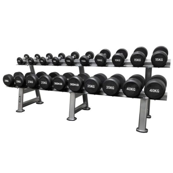 Recoil hantelpaket 10 par med tvåvåningsställ 2,5-40 kg