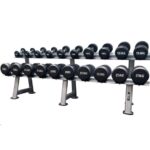 Recoil hantelpaket 2,5-25 kg med tvåvåningsställ