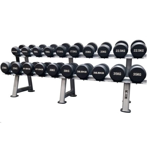 Recoil hantelpaket med tvåvåningsställ 12,5-35 kg