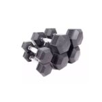 Recoil Hexagonhantlar 1-10 kg Gummi Svart