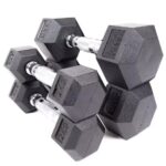 Recoil Hexagonhantlar 1-5 kg Gummi Svart