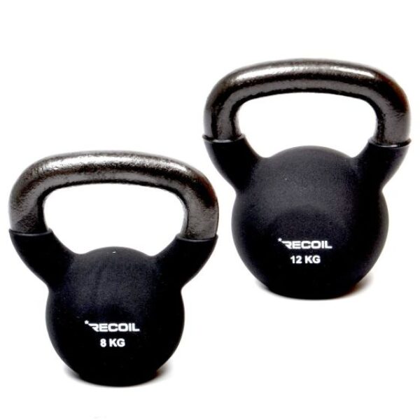 Recoil Kettlebell Neopren Svart 4-48 kg