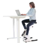 Skrivbordscykel med sadel och 8 motståndsnivåer