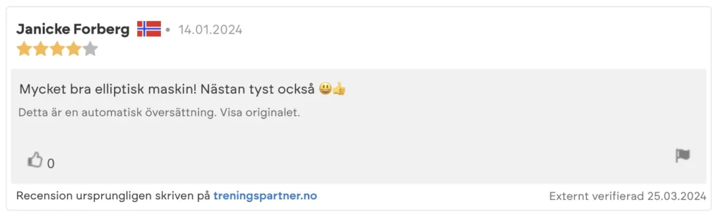 kundrecension av Abilica Journey BT som tycker den är bra och tyst