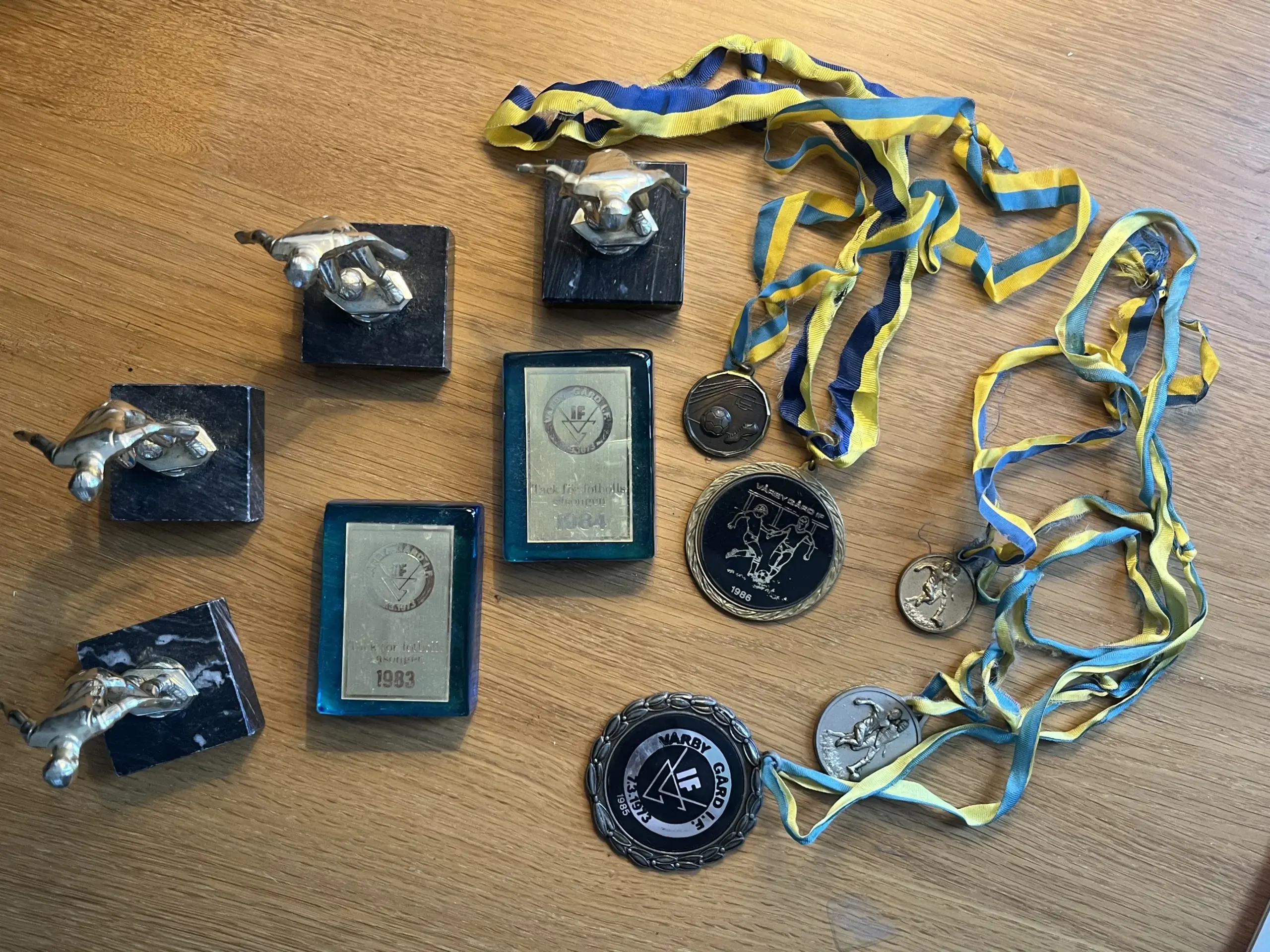 några av Miguel Annefalk medaljer och priser