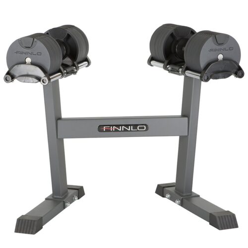 FINNLO Smartlock justerbara hantlar med ställning