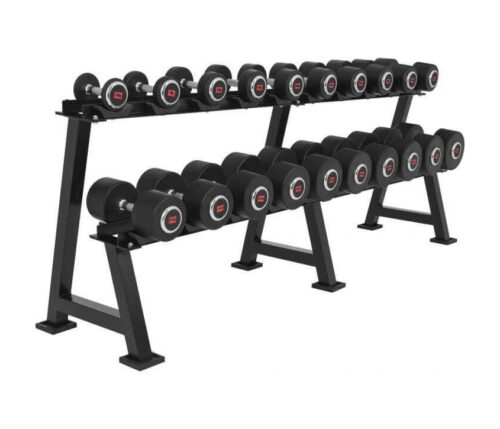 Gorilla Sports Hantelställ Premium 10 par 500 kg