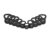 Gorilla Sports kettlebell svart, plastbelagd