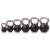 Gummibelagda kettlebells för styrketräning