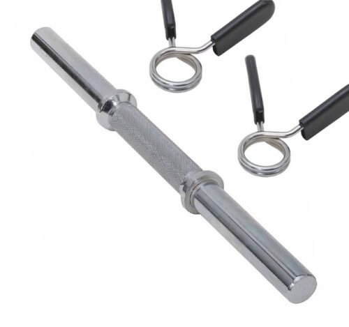 Hantelgrepp 25 mm kromat med fjäderlås