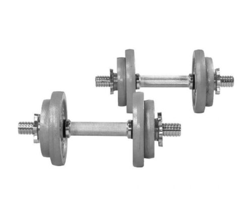 IRON gjutjärn hantlar 2×10 kg – 20 kg set