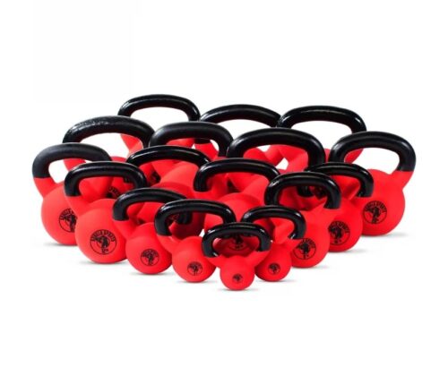 Kettlebell GS Vinyl i gjutjärn med gummibeläggning