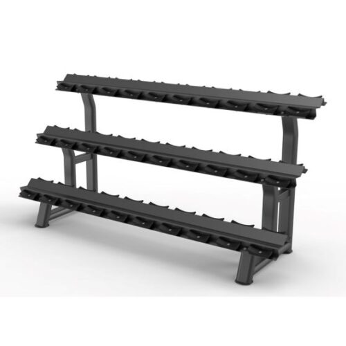 Master Fitness hantelställ 3-vånings svart stål