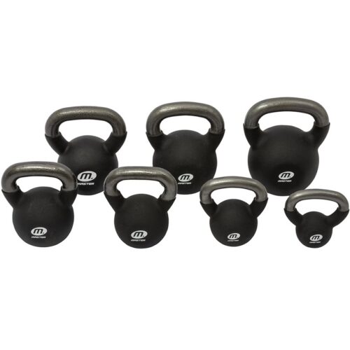 Neoprenklädd kettlebell med hammarlackat handtag