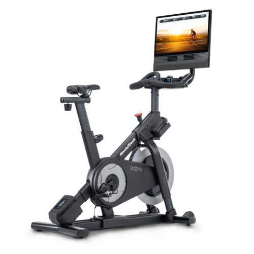 NordicTrack X24 spinningcykel med 24-tums skärm